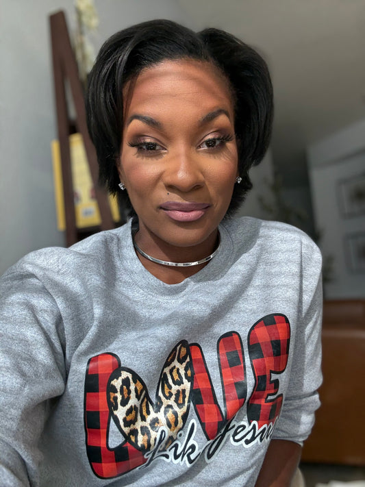Love Like Jesus Crewneck - Grey