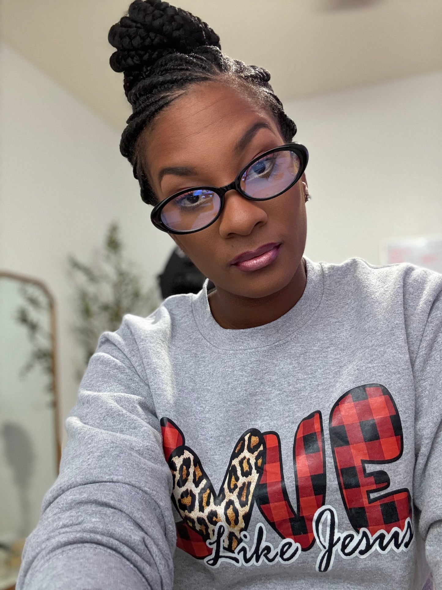 Love Like Jesus Crewneck - Grey
